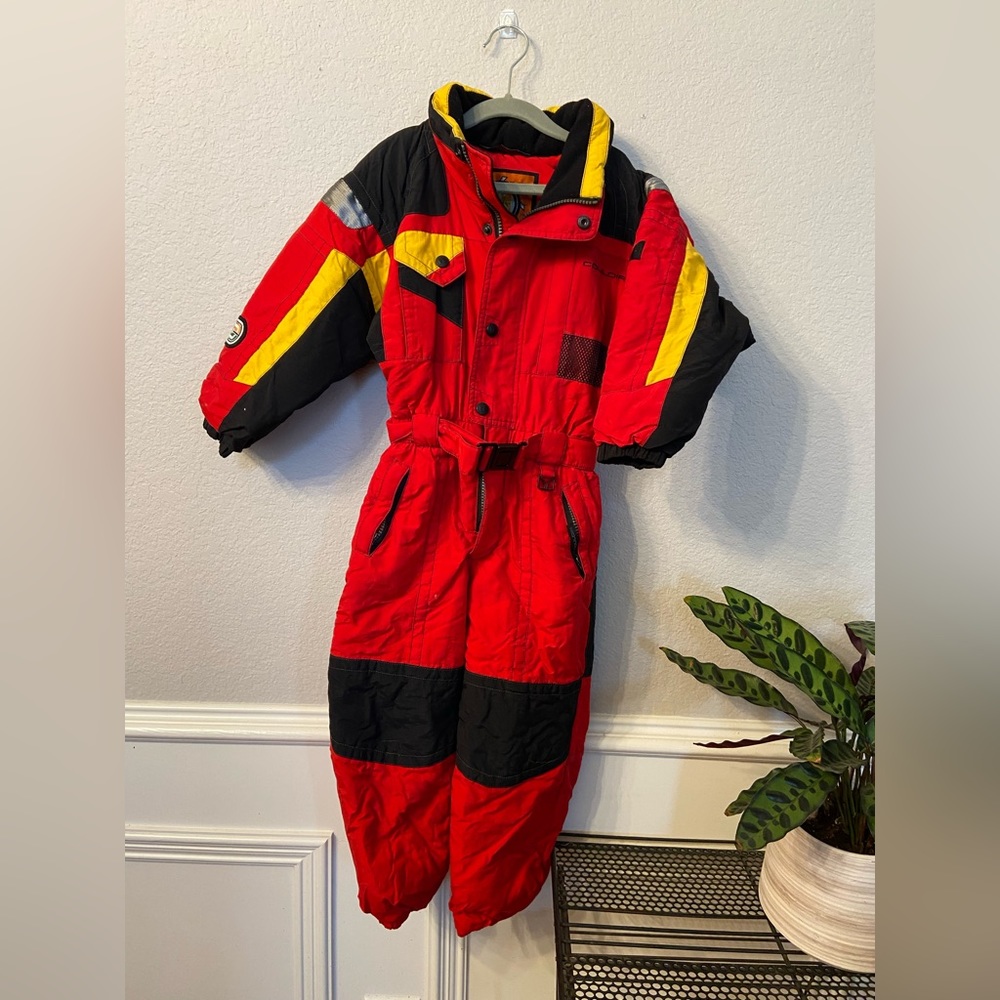 Vintage COULOIR KIDS Size 4 WINTER SKI SNOW JUMPSUIT